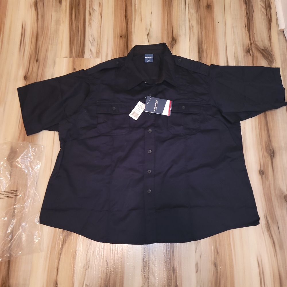 NWT Proper 3XL Navy Uniform Style Top